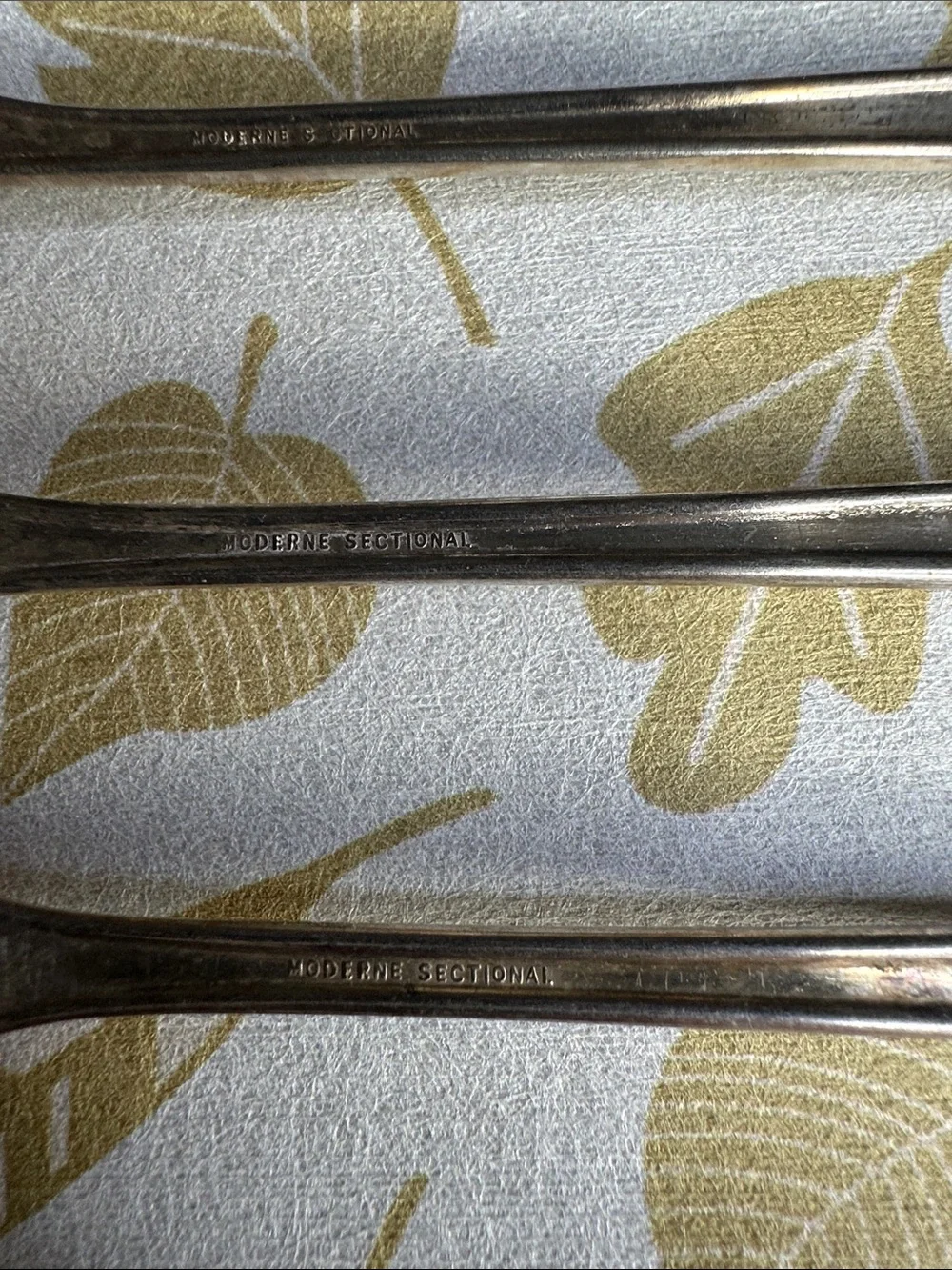 Vintage 1940 Silver- plated Appetizer Forks - Set of 3